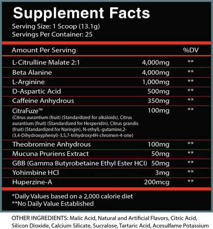 GOD OF FIRE® THERMOGENIC PRE*